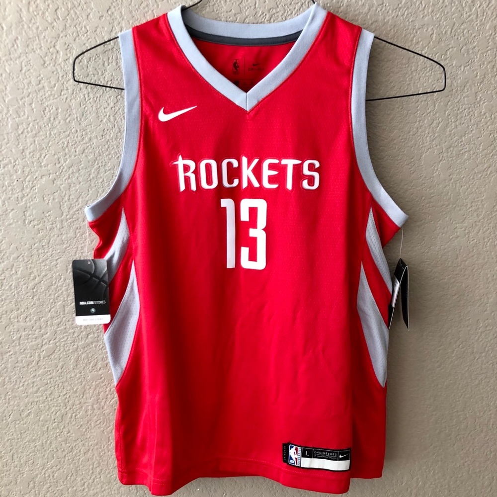 Youth large Harden Rockets jersey